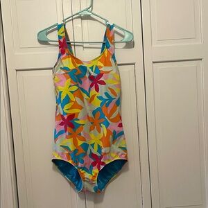 Lands' End Vibrant Floral Women’s One Piece Swimsuit